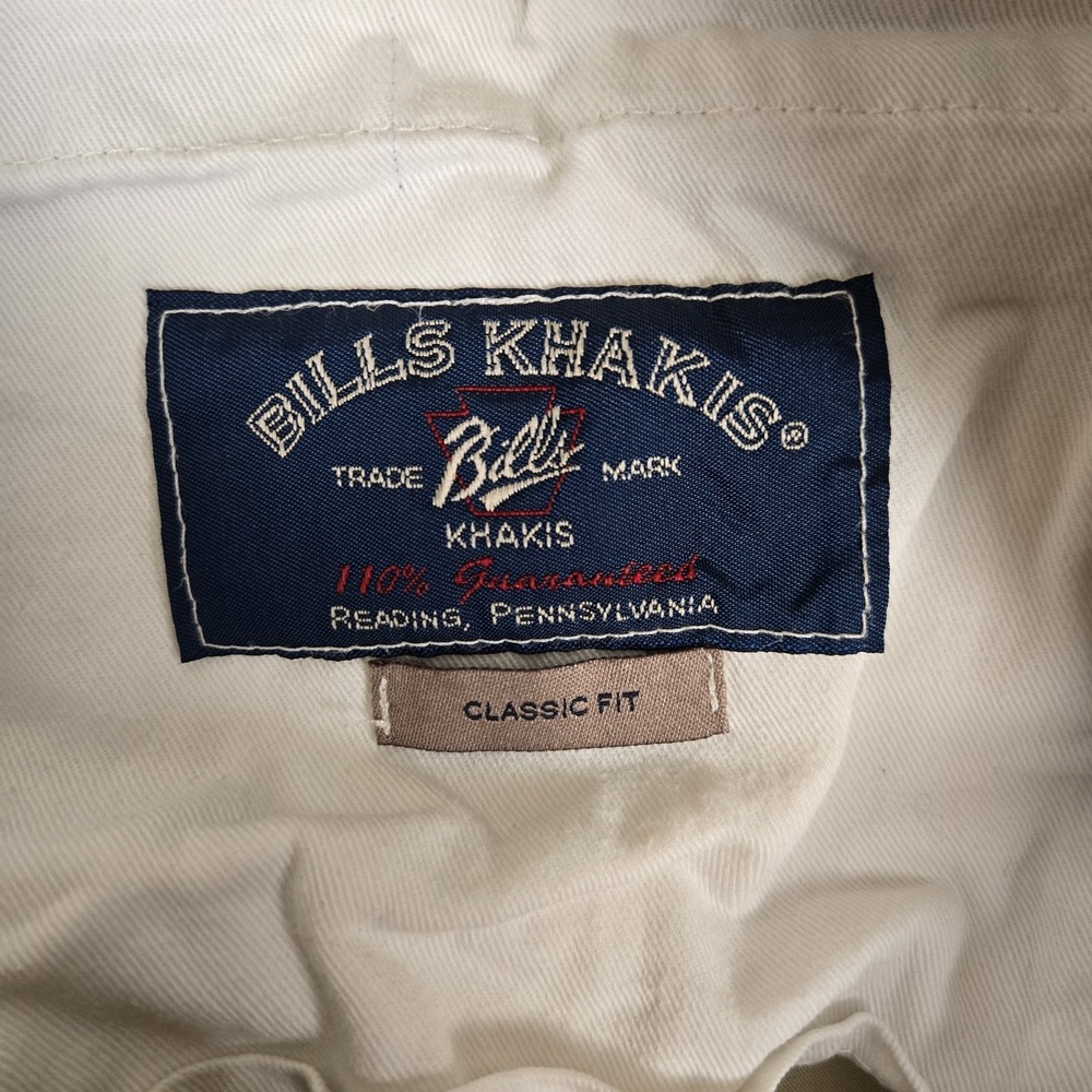 Bills Khakis M2 Pants Mens 38x28 Chino Khaki Business Casual Preppy Made USA - Picture 4 of 12